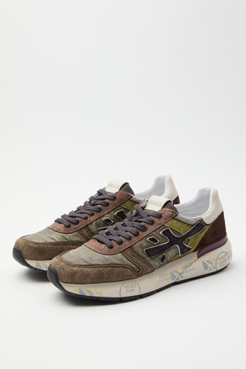 Premiata Sneaker Military Green/brown Uomo - 3
