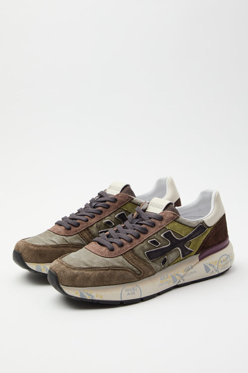 Premiata Sneaker Military Green/brown Uomo - 2