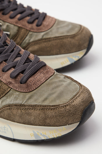 Premiata Sneaker Military Green/brown Uomo - 4