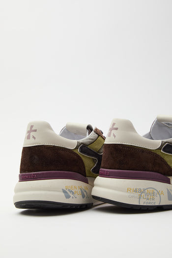 Premiata Sneaker Military Green/brown Uomo - 7