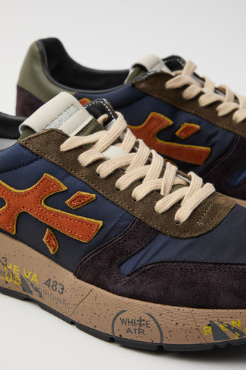 Premiata Sneaker Dark Blue/dark Brown Uomo - 5