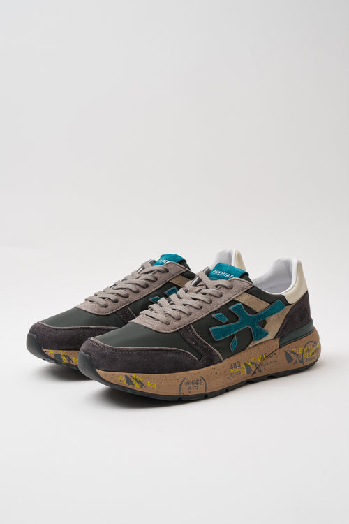 Premiata Sneaker Dark Green/dark Brown Uomo - 2