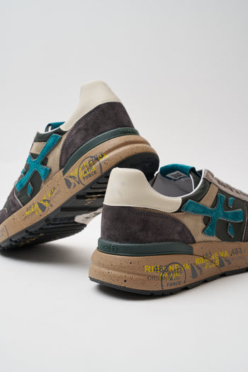 Premiata Sneaker Dark Green/dark Brown Uomo - 6
