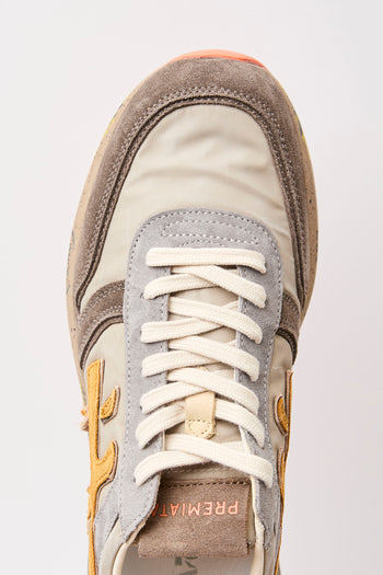 Premiata Sneaker Taupe/brown Uomo - 7