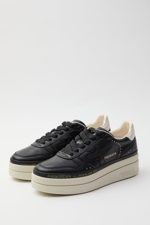 Premiata Sneaker Black Donna - 2