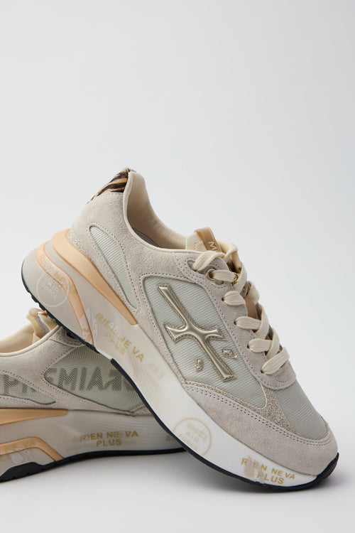 Premiata Sneaker Beige/gold Donna - 2