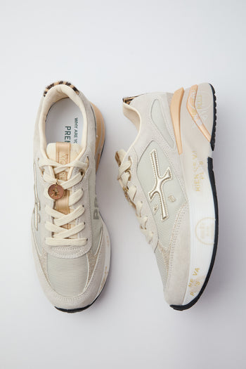 Premiata Sneaker Beige/gold Donna - 6