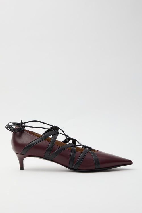 Prosperine Décolleté Bordeaux/nero Donna