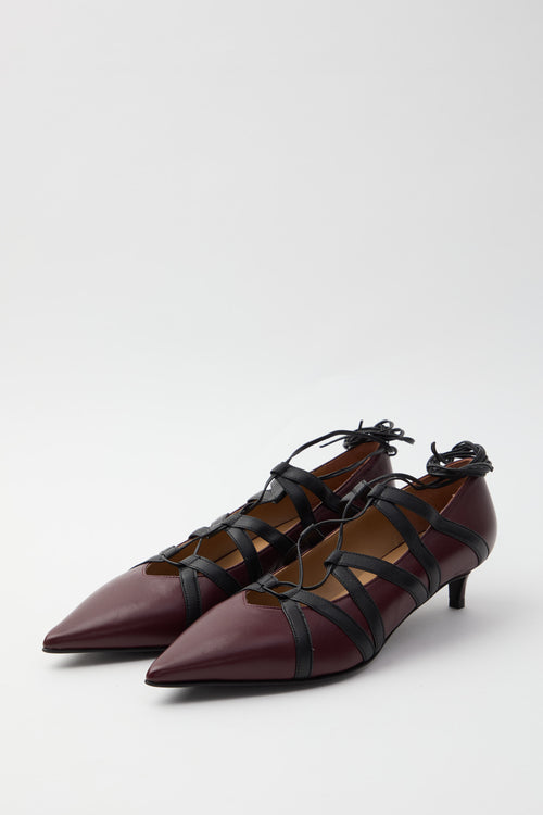 Prosperine Décolleté Bordeaux/nero Donna - 2