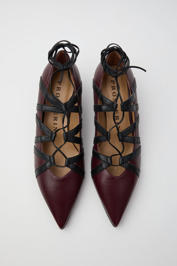 Prosperine Décolleté Bordeaux/nero Donna - 5