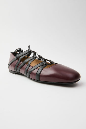 Prosperine Ballerina Bordeaux/nero Donna - 5