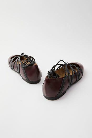 Prosperine Ballerina Bordeaux/nero Donna - 6