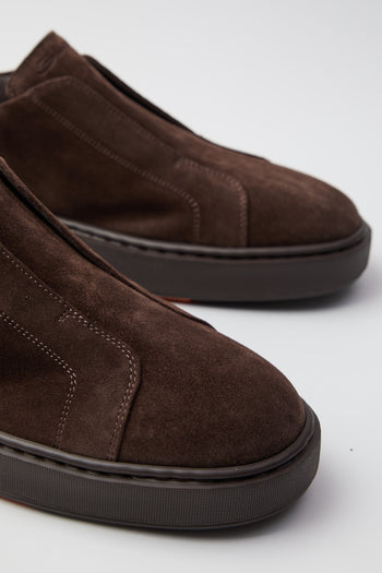Santoni Sneaker Dark Brown Uomo - 4