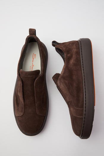 Santoni Sneaker Dark Brown Uomo - 7
