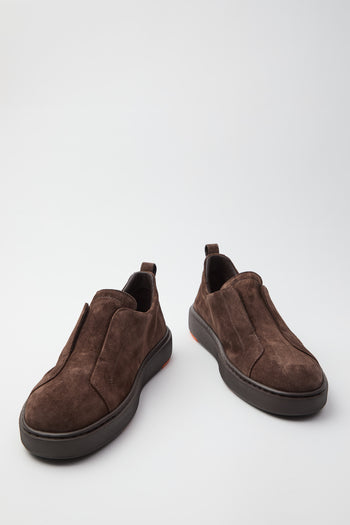 Santoni Sneaker Dark Brown Uomo - 8