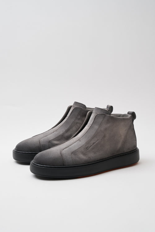 Santoni Sneaker Grey Uomo - 2