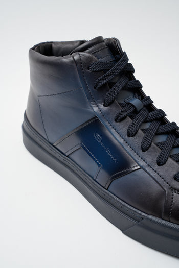 Santoni Sneaker Blue Uomo - 4