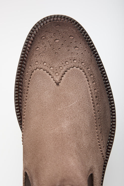 Santoni Stivaletto Beige Uomo