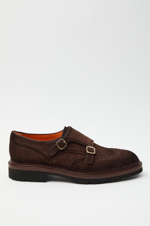 Santoni Mocassino Dark Brown Uomo