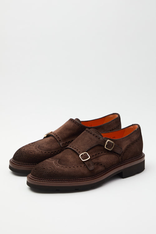 Santoni Mocassino Dark Brown Uomo - 2