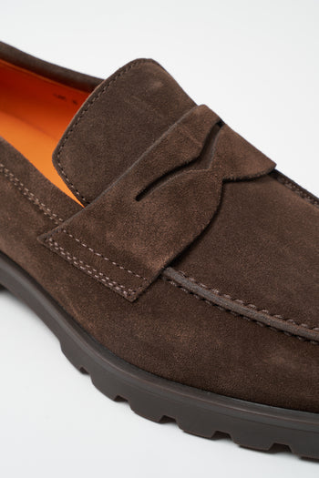 Santoni Mocassino Dark Brown Uomo - 3
