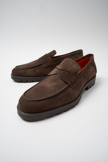 Santoni Mocassino Dark Brown Uomo - 6