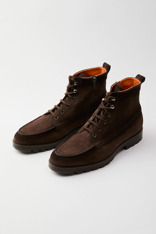 Santoni Stivaletto Dark Brown Uomo - 2