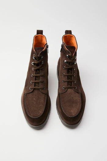 Santoni Stivaletto Dark Brown Uomo - 3