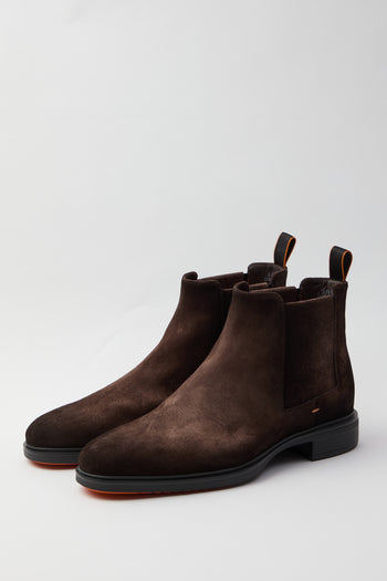 Santoni Stivaletto Dark Brown Uomo - 3