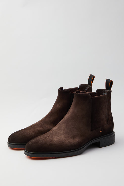 Santoni Stivaletto Dark Brown Uomo - 2