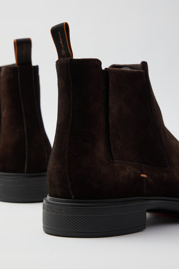 Santoni Stivaletto Dark Brown Uomo - 3