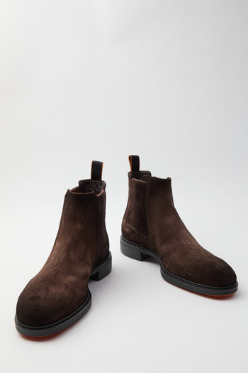 Santoni Stivaletto Dark Brown Uomo - 8