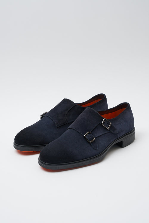 Santoni Mocassino Blue Uomo - 2