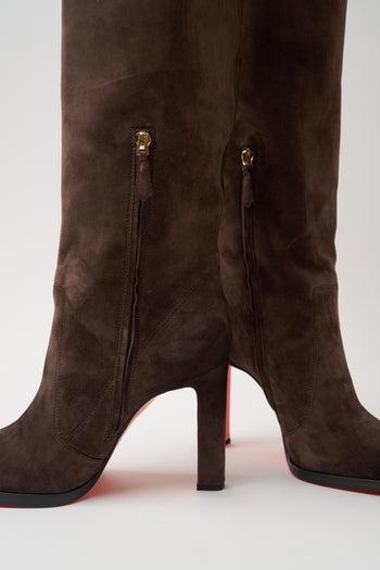 Santoni Stivale Dark Brown Donna - 5