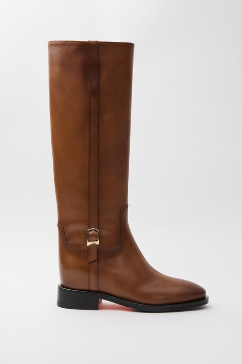 Santoni Stivale Brown Donna