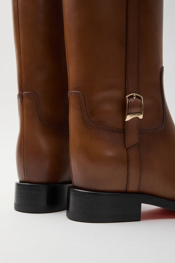 Santoni Stivale Brown Donna - 7