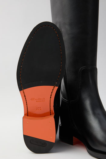 Santoni Stivale Black Donna - 7