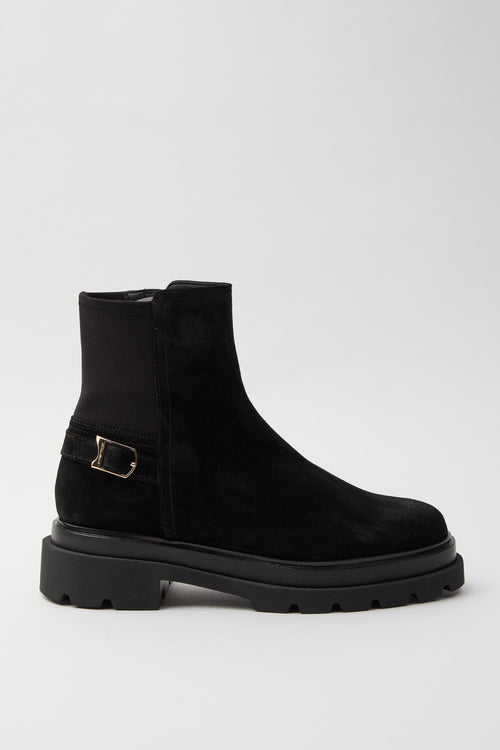Santoni Stivaletto Black Donna
