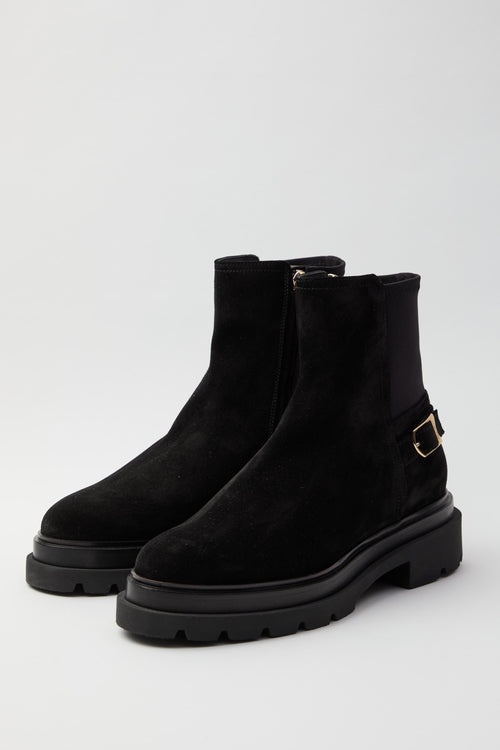 Santoni Stivaletto Black Donna - 2