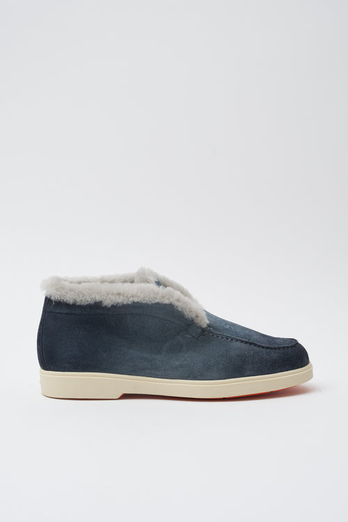 Santoni Mocassino Light Blue Donna