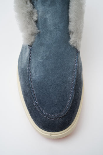 Santoni Mocassino Light Blue Donna - 3