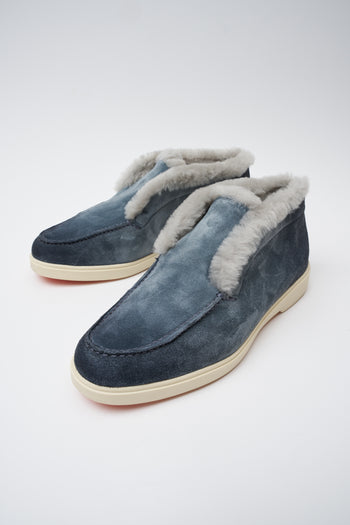 Santoni Mocassino Light Blue Donna - 5