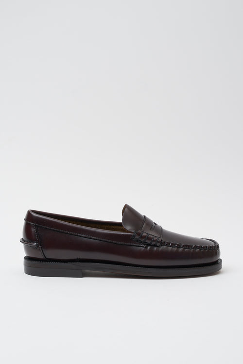 Sebago Mocassino Brown Burgundy Donna