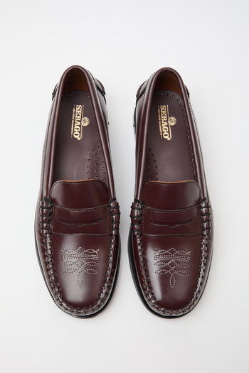 Sebago Mocassino Brown Burgundy Donna - 6