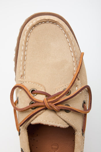 Sebago Mocassino Beige Camel Donna - 5