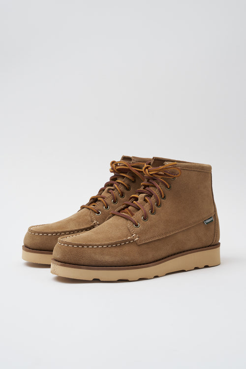 Sebago Scarponcino Beige Camel Uomo - 2