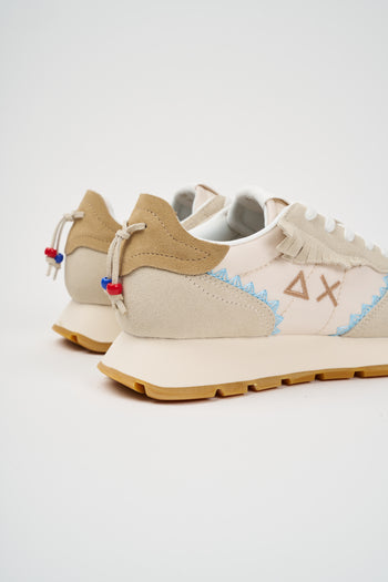 Sun68 Sneaker Bianco Panna Donna - 4