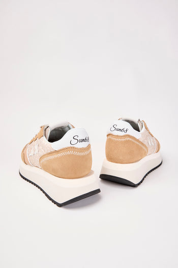 Sun68 Sneaker Beige Donna - 5