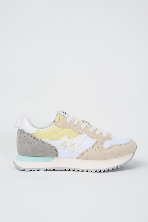 Sun68 Sneaker Bianco Panna Donna