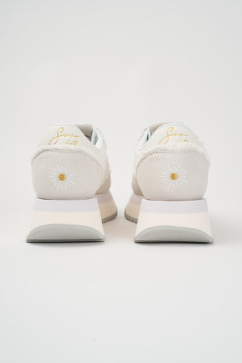 Sun68 Sneaker Bianco Panna Donna - 3
